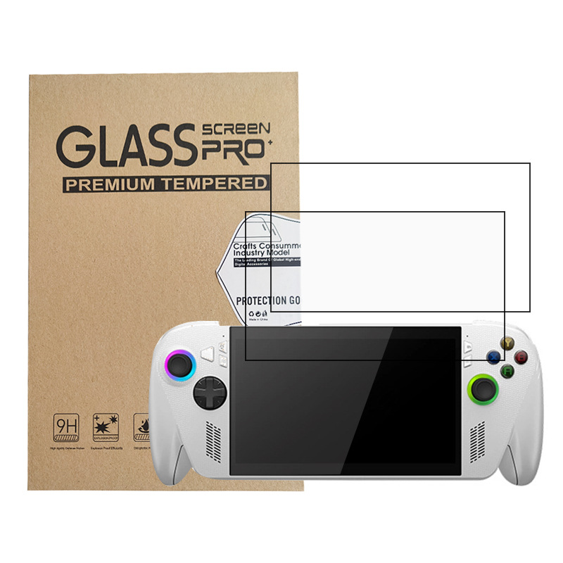 Gaming Console Rog Ally - ゲームコンソールスクリーンプロテクター ROG Xbox Ally/X用、強化ガラスHDフィルムゲームプレーヤー傷防止スクリーンスキン保護フィルム