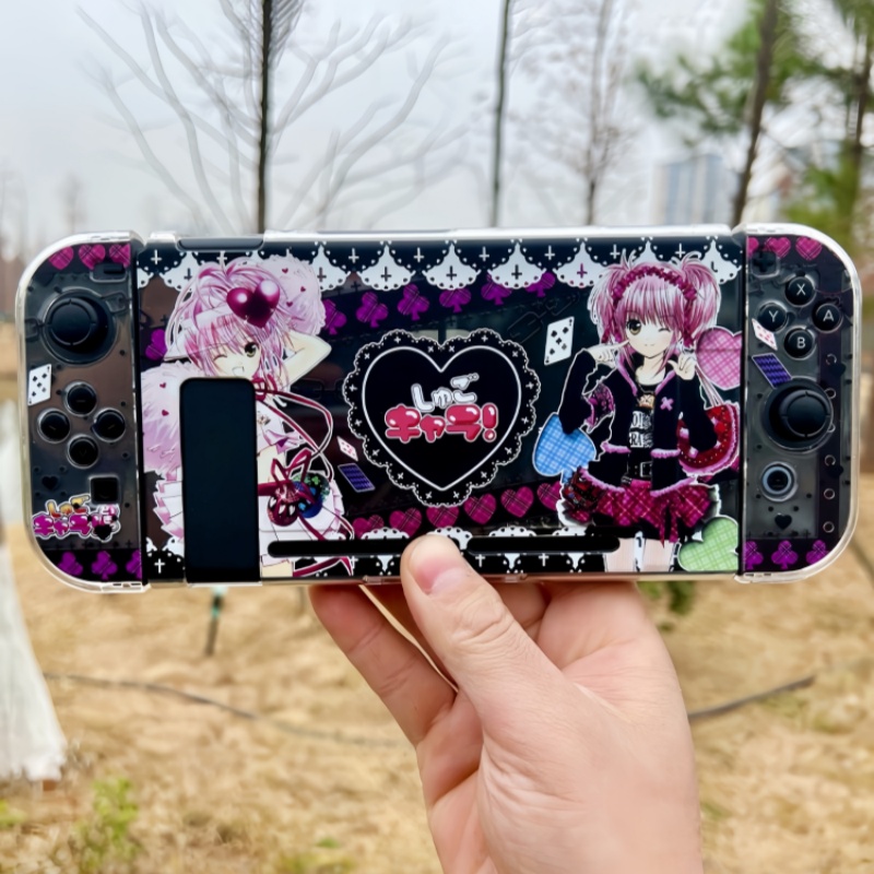 Gaming Console Nintendo Switch Oled Model - カスタムアムシューゴキャラスイッチ2保護ケース透明ハードカバー任天堂ns oled liteゲームコンソールアクセサリー用