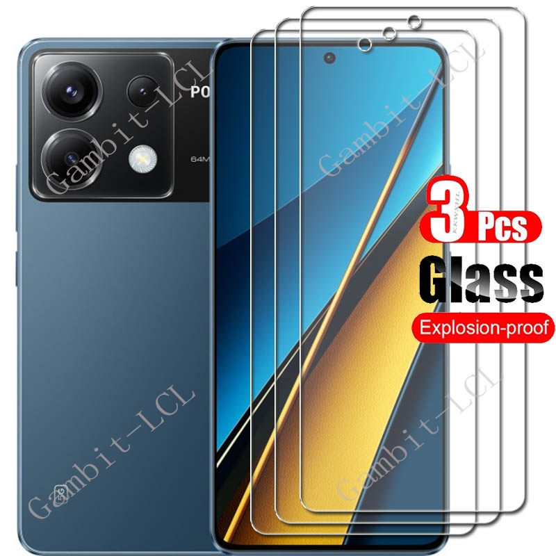 Gaming Console X6 - 1-3 個強化ガラス Xiaomi Poco X6 5