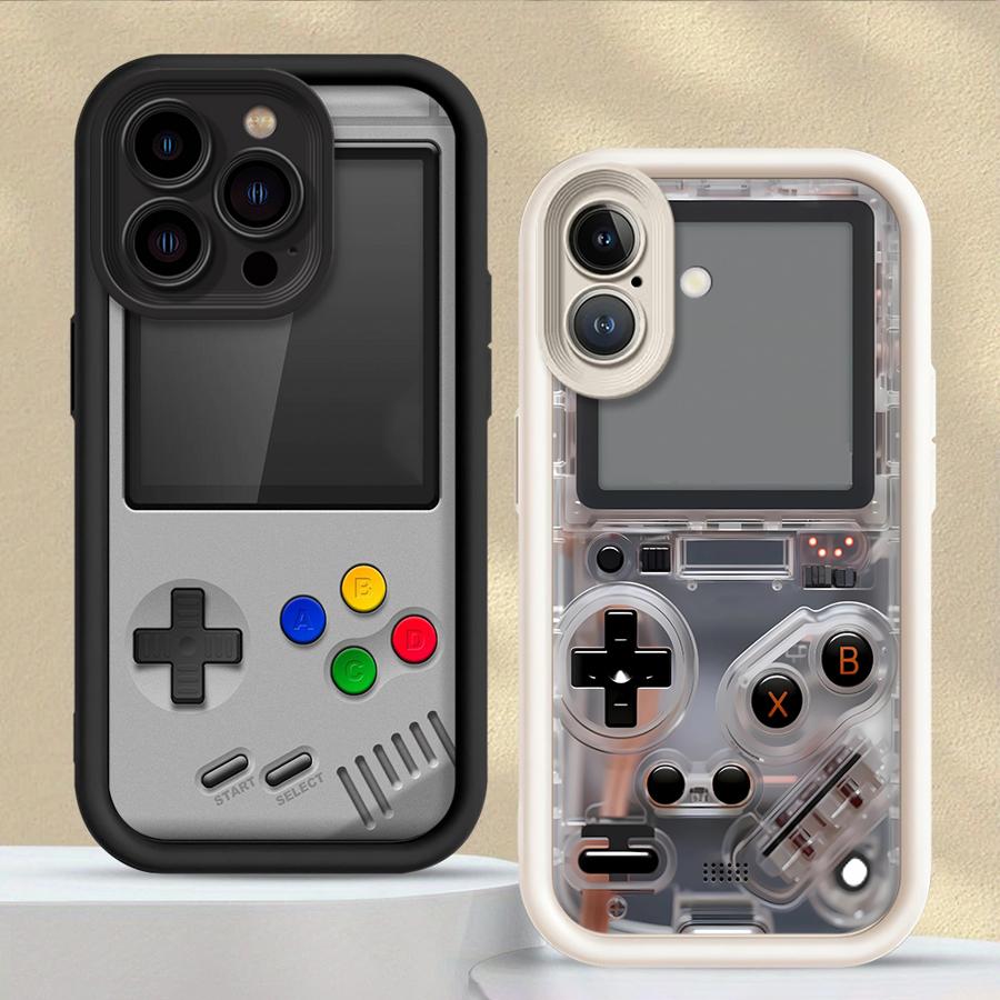 Gaming Console Logo - iPhone 17 Pro Max、14、13、16、11、Air、15 Plus、12 Pro、17e、ゲーム機対応のスマホケース/カバー