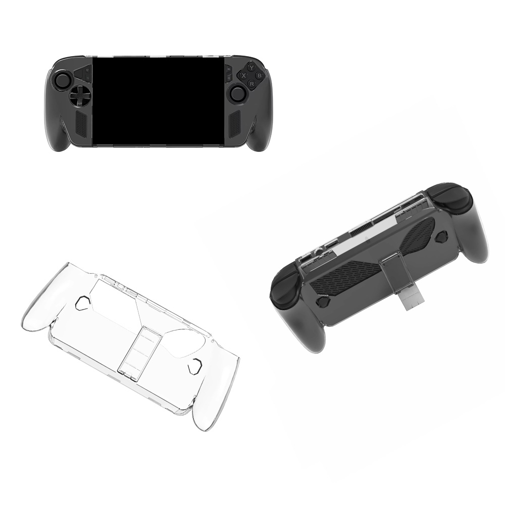 Gaming Console Rog Ally - ROG Xbox Ally X用透明ケース、耐衝撃性、耐汗性保護カバー、スタンド付き、ゲームコンソールゲームアクセサリー