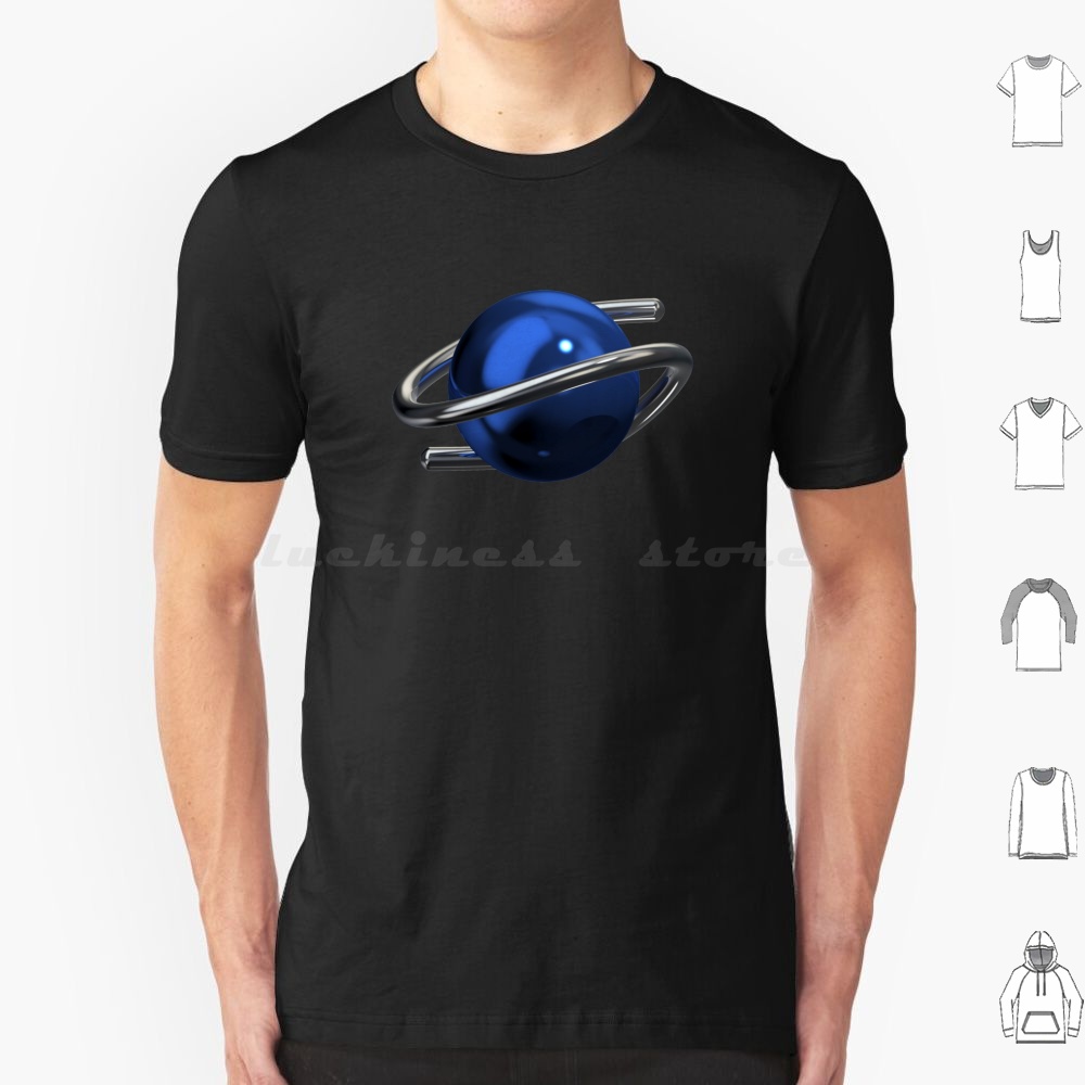 Gaming Console Generations - サターン 3D クローム Tシャツ メンズ レディース