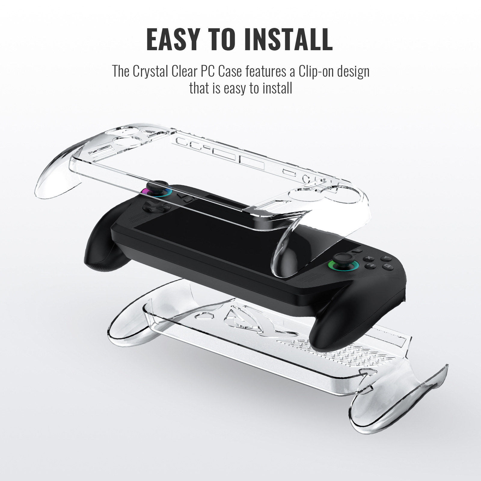 クリア保護ケース アンチスクラッチプロテクター シェルスリー - Gaming Console Rog Ally のレビューと価格
