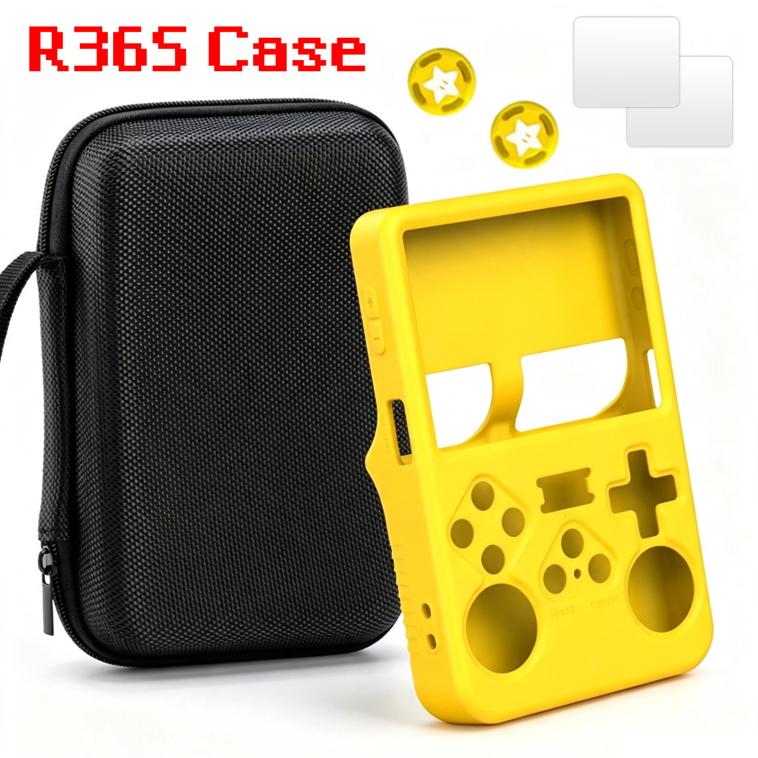 R36Sポータブル収納バッグ R36Sシリコンケース（画面付 - Gaming Console R36S のレビューと価格