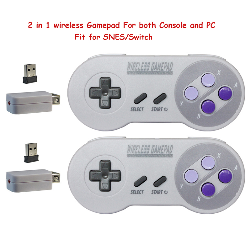 2.4 グラムパープルゲームコントローラージョイパッドジョイ - Gaming Console Mario のレビューと価格