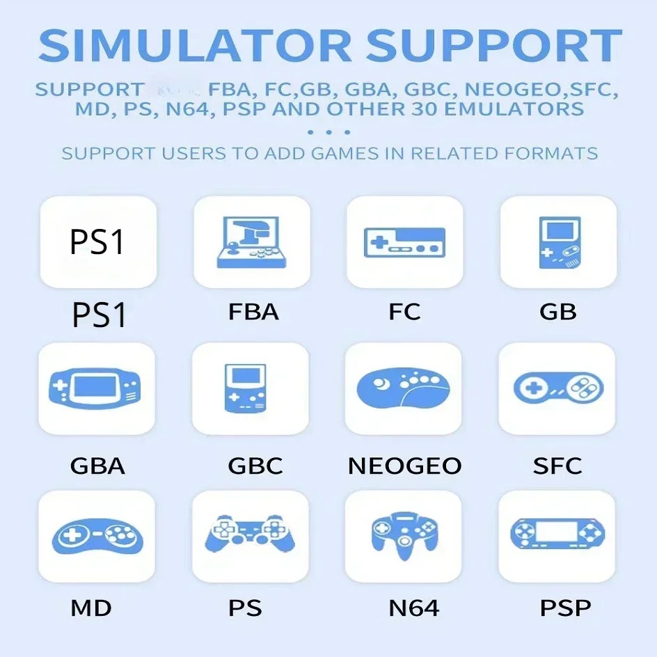 POWKIDDY X55 ハンドヘルドゲームコンソール レト - Gaming Console X55 のレビューと価格
