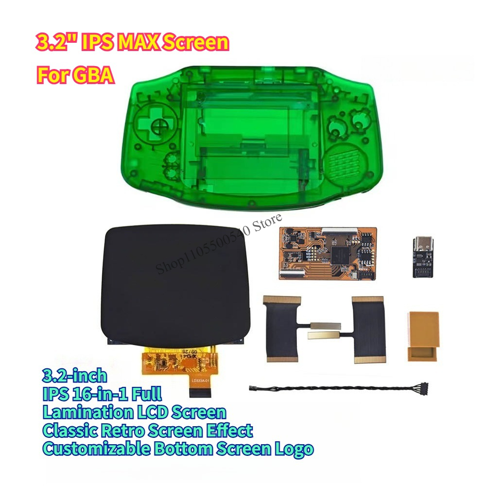 3.2インチIPS MAXラミネートLCDスクリーンキット、 - Gaming Console Logo のレビューと価格