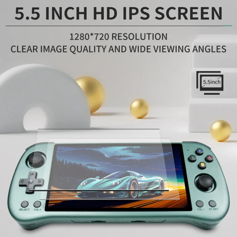 Powkiddy X55 レトロハンドヘルドゲームコンソール - Gaming Console X55 のレビューと価格