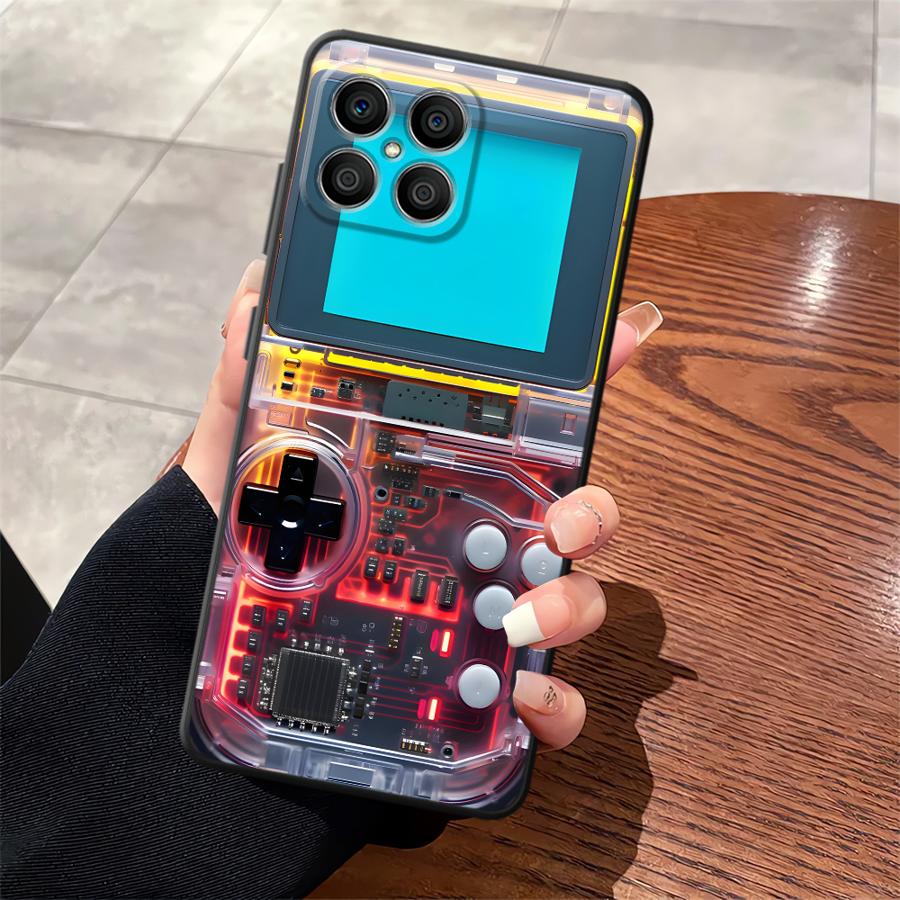 レッドゲーミングコンソール風スマホケース Honor X6  - Gaming Console X6 のレビューと価格