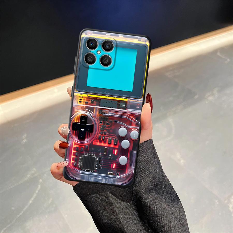 レッドゲーミングコンソール風スマホケース Honor X6  - Gaming Console X6 のレビューと価格