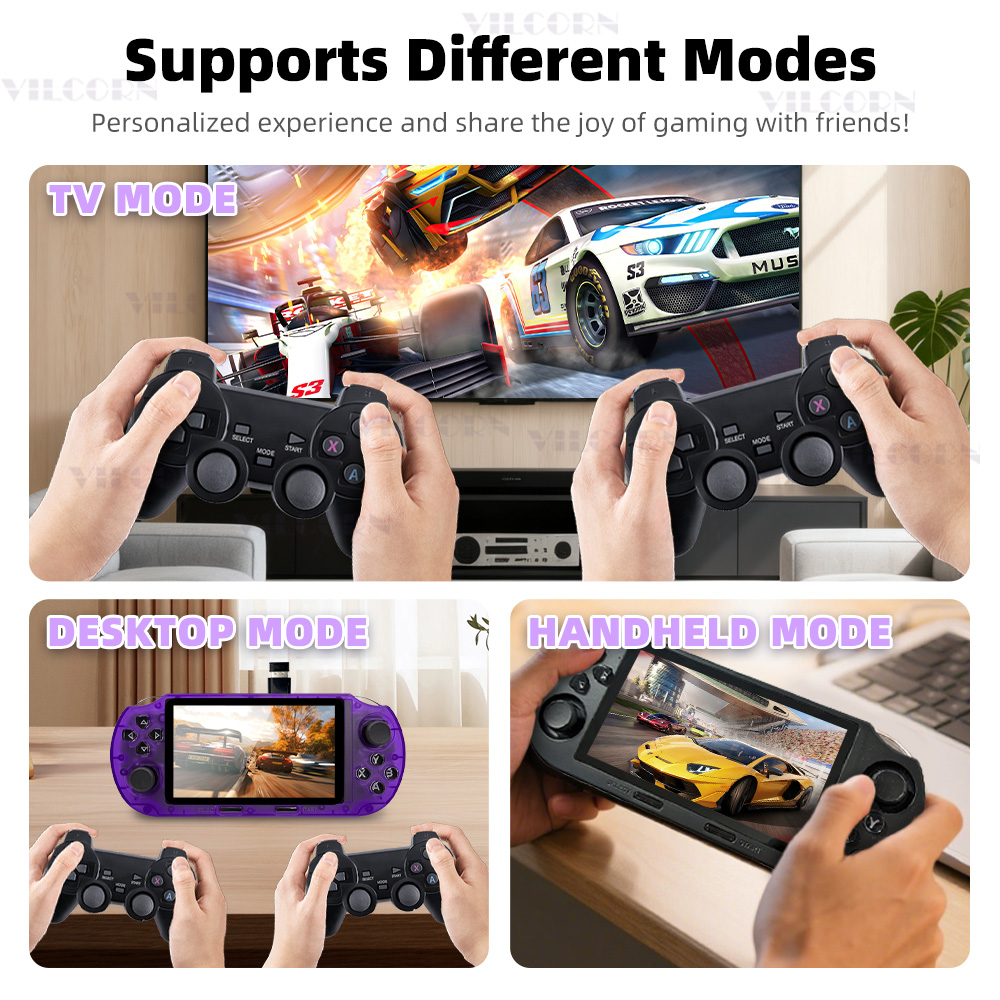 VILCORN SF3000 HD ハンドヘルドゲームコンソ - Gaming Console X6 のレビューと価格