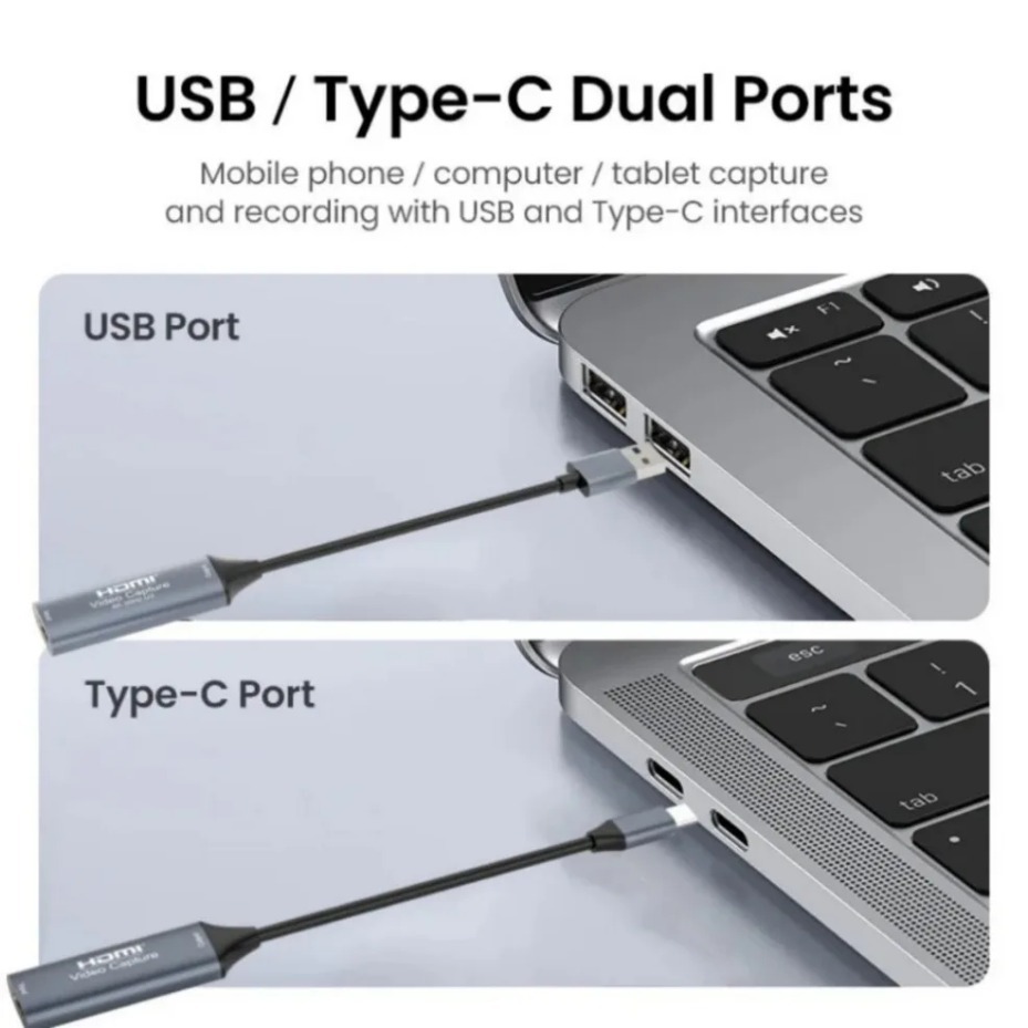 USB-C 2.0/3.0 HDMIビデオキャプチャカードは - Gaming Console Pc のレビューと価格