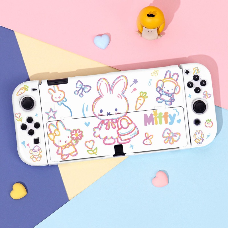 かわいいミッフィーゲーム機保護ケース Nintendo Sw - Gaming Console Nintendo Switch Oled Model のレビューと価格