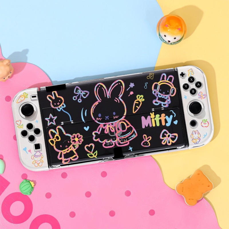 かわいいミッフィーゲーム機保護ケース Nintendo Sw - Gaming Console Nintendo Switch Oled Model のレビューと価格