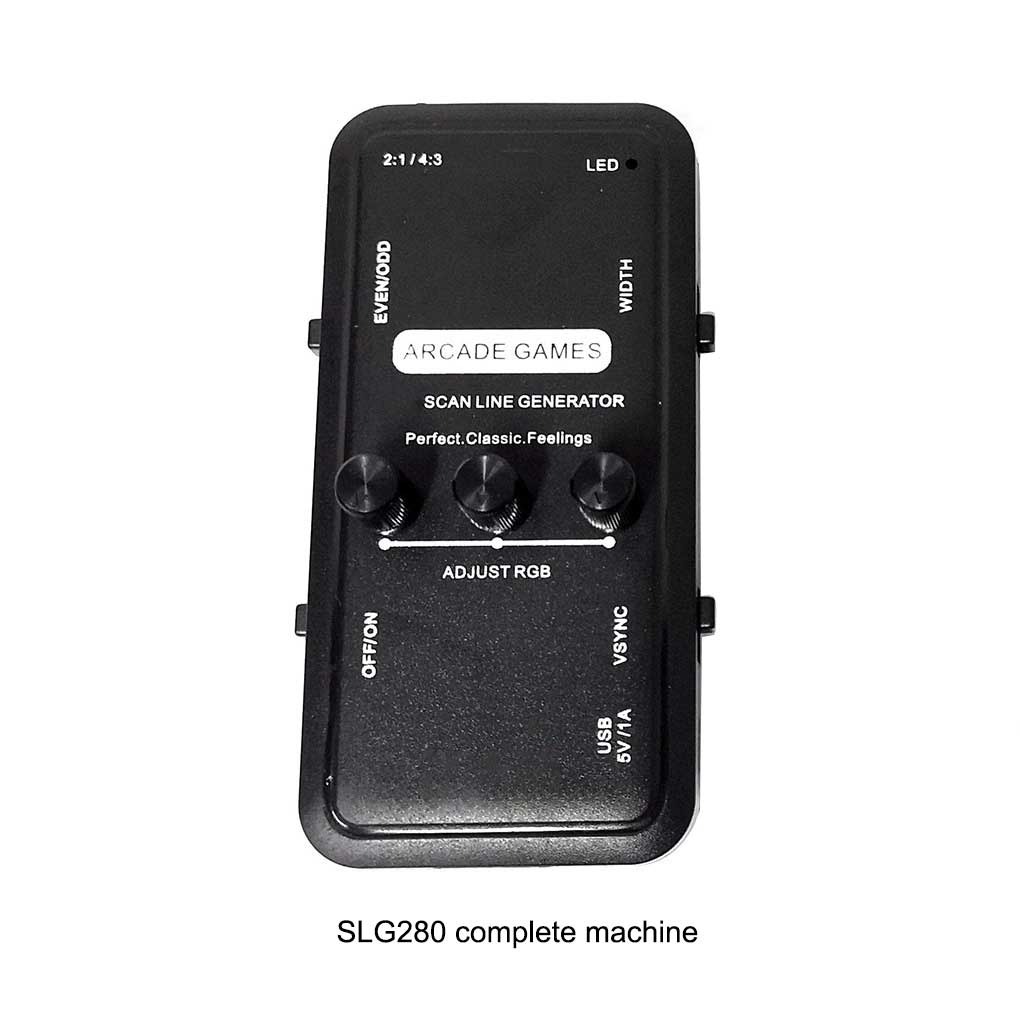 3つのノブを備えた調整可能なスキャンラインジェネレーター、レ - Gaming Console Generations のレビューと価格