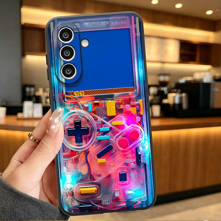 カラーゲーミングコンソール風スマホケース サムスン Gala - Gaming Console Logo のレビューと価格
