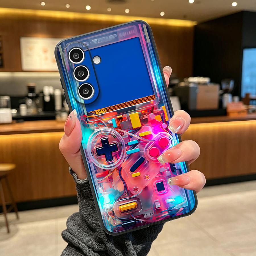 カラーゲーミングコンソール風スマホケース サムスン Gala - Gaming Console Logo のレビューと価格