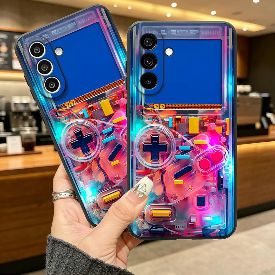 カラーゲーミングコンソール風スマホケース サムスン Gala - Gaming Console Logo のレビューと価格