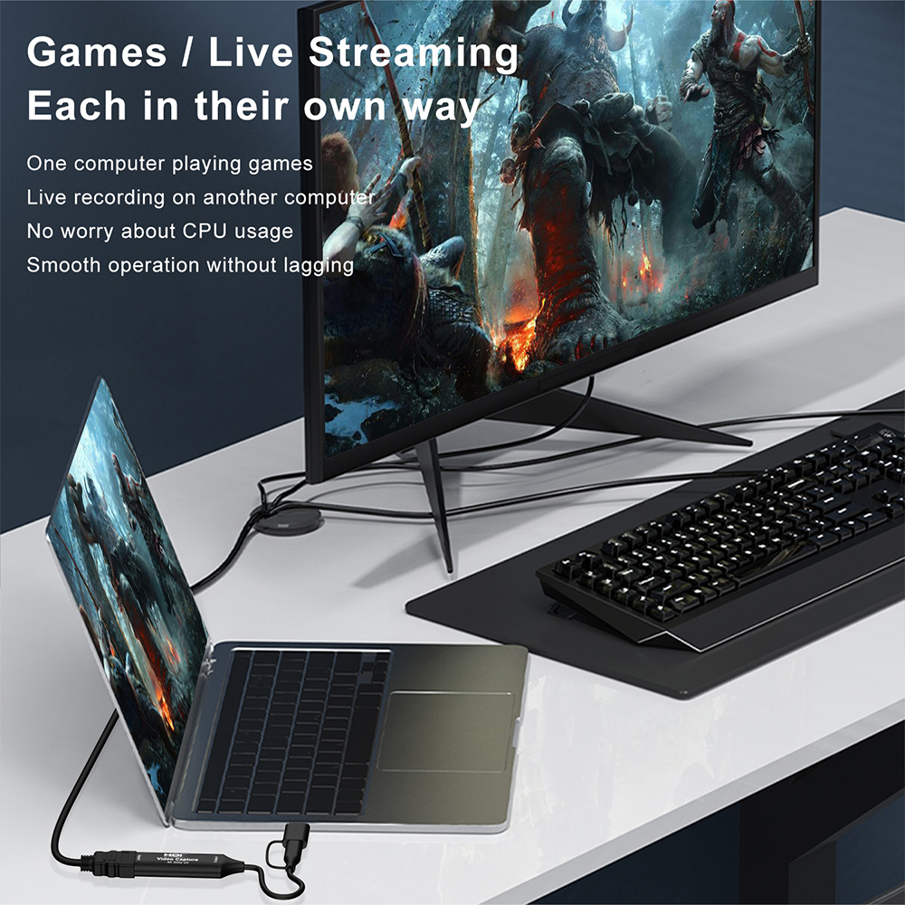 4K HDMI対応 USBビデオキャプチャカード 1080P - Gaming Console Pc のレビューと価格
